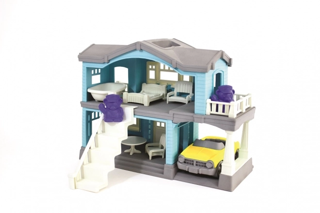 Green Toys Blue Dollhouse