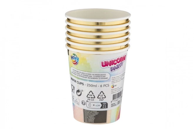 Unicorn Paper Cups Set