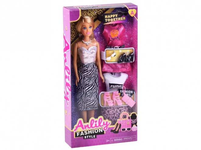 Anlily Doll with Dresses and Accessories