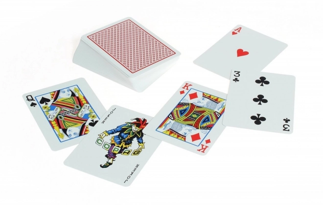 Poker Cards Plastic Red Deck