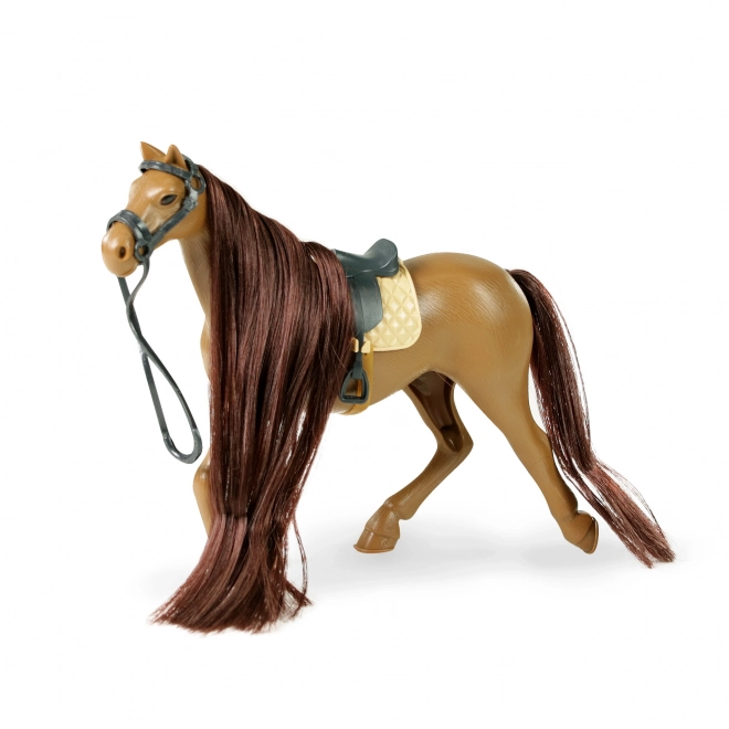 Brown Horse with Accessories