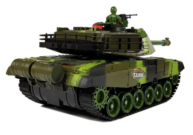 Large Remote Control Tank with Lights and Shooting Sounds