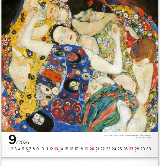 Wall Calendar Gustav Klimt 2026