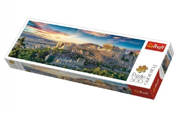 Acropolis, Athens Panoramic Puzzle 500 Pieces