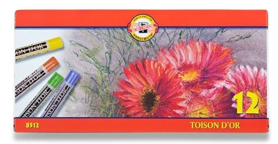 Koh-I-Noor Artist Soft Pastel Chalk Set 12 Colors