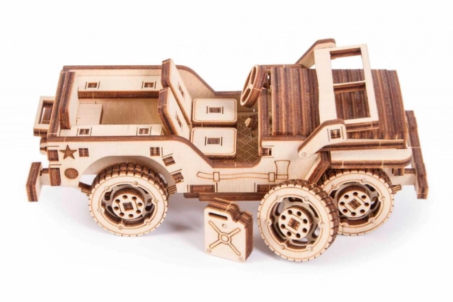 Wooden 3D Puzzle Jeep