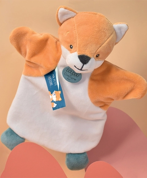 Plush Puppet Fox 25cm