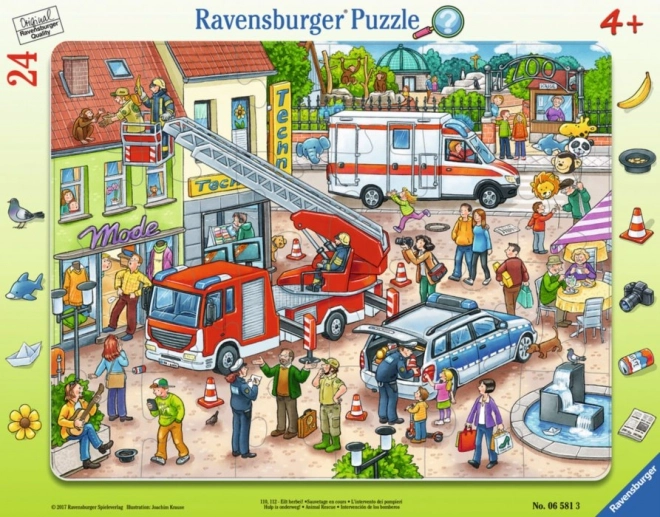 Animal Rescue Puzzle for Kids