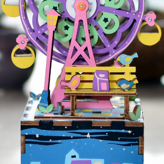 Robotic 3D Puzzle Carousel Music Box