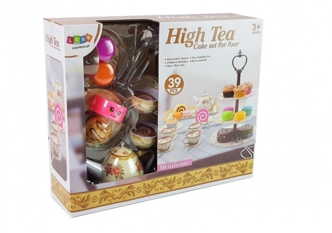 Charming Kids Tea Set with Sweets