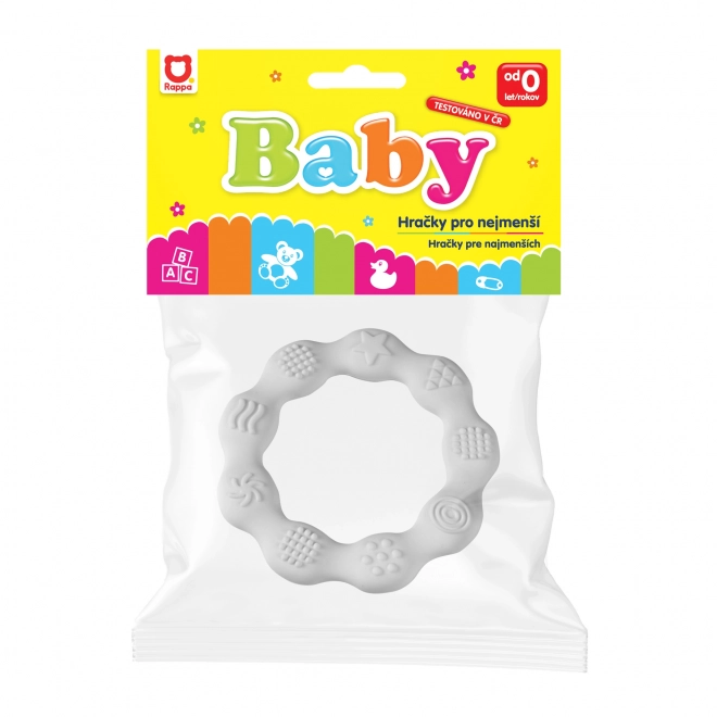 Silicone Teething Ring White