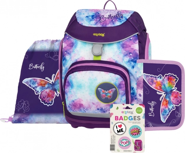 Set fornitura scolastica OXY Sherpy Farfalla per bambini