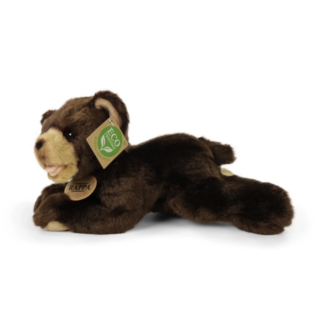 Plush Brown Lying Bear 24 cm