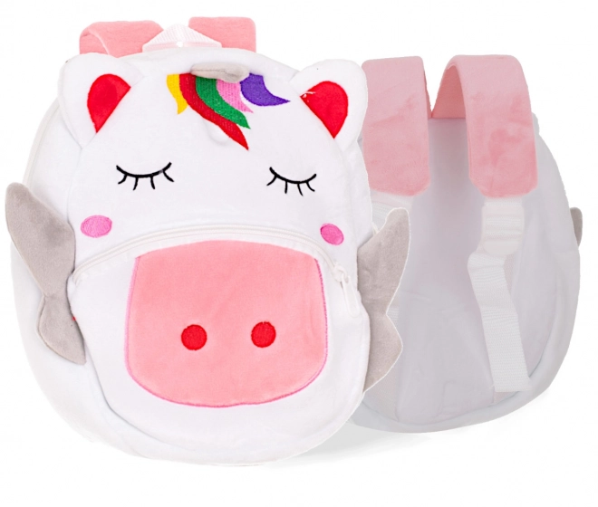 Plush Unicorn Preschool Backpack