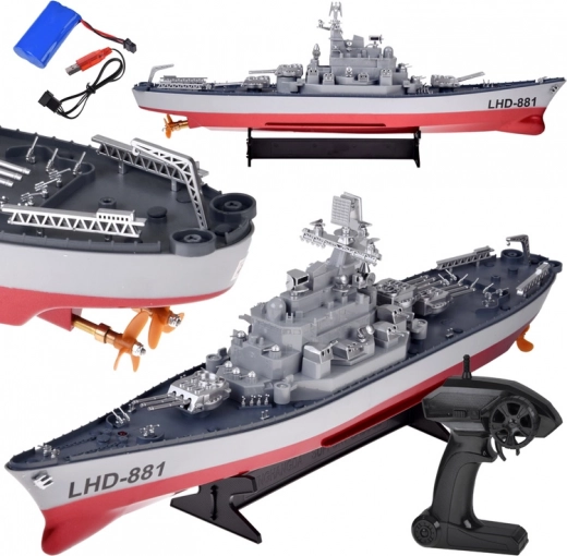 Nave da battaglia RC LHD-881 in scala 1:390