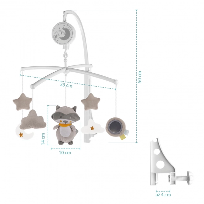 Baby Crib Mobile With Plush Owls