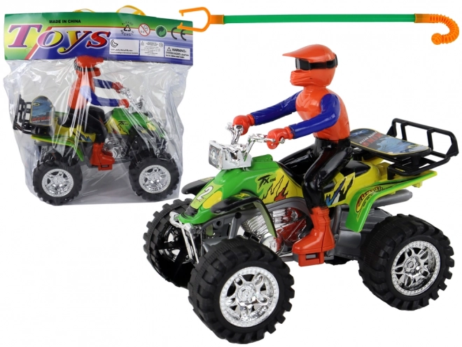 Friction Powered Push Quad Bike