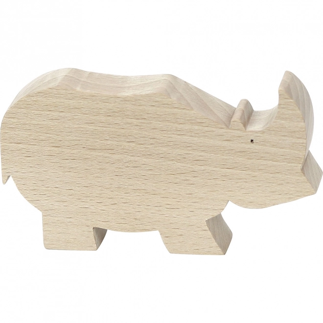 Vilac Wooden Rhinoceros Toy by Francois Pompon