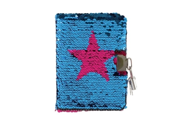 Sequin Secret Notebook with Lock