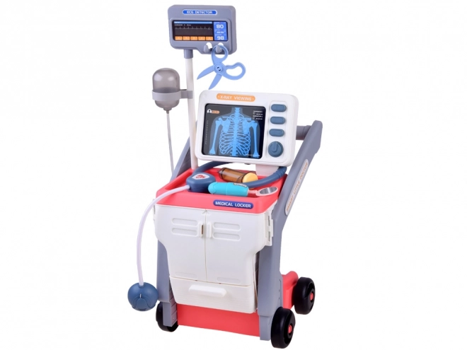 Medical Trolley Set for Little Doctors