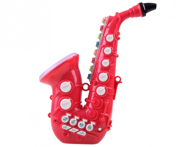 Interactive Saxophone for Kids with Melodies and Sounds – pink