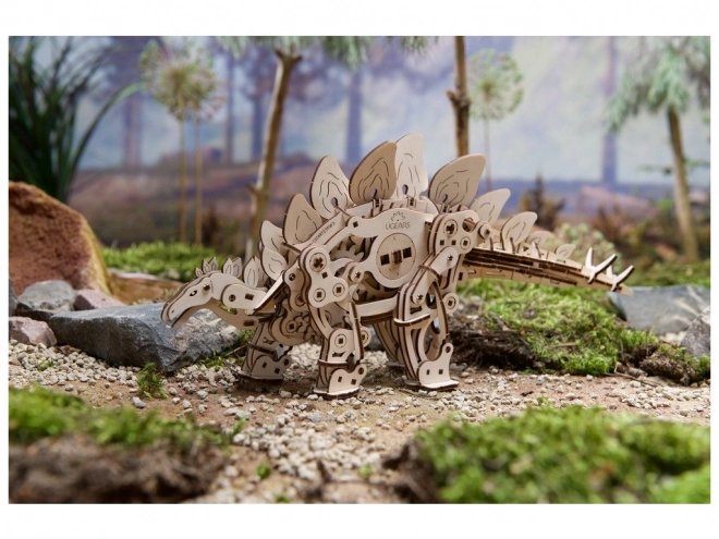 Stegosaurus Wooden Mechanical Puzzle