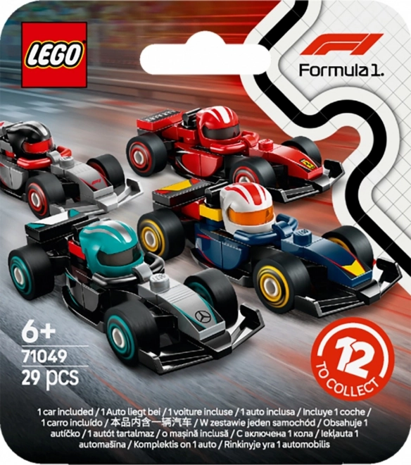 Gyűjtői F1 autó LEGO 71049 (kijelző 36 db)