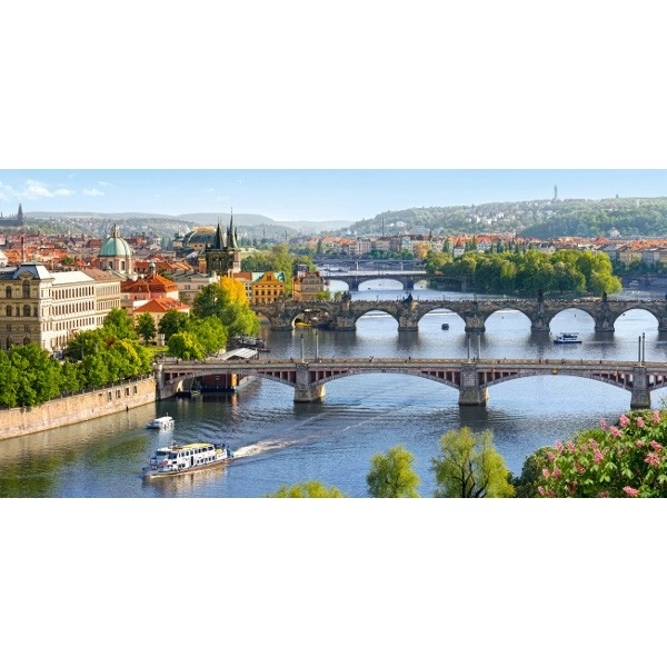 Vltava Bridges in Prague 4000 Piece Puzzle