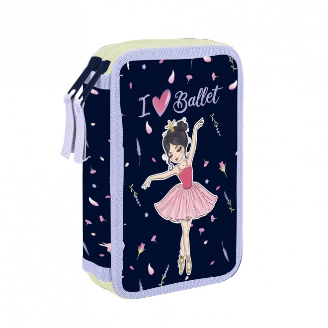 Double Layer Ballet Pencil Case