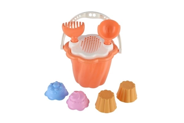 Sand Play Set with Bucket and Accessories for Kids