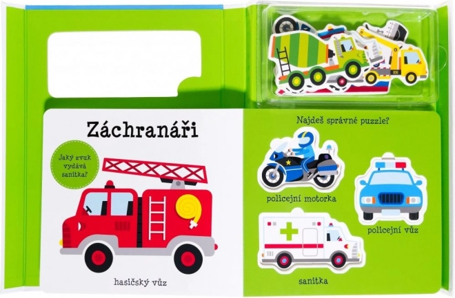 Svojtka & Co. Kniha s puzzle: Náklaďáky
