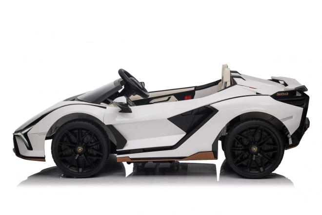 Ružové vozidlo Lamborghini Sian – Biele