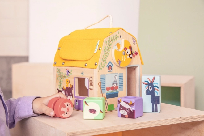 Learning through play: animal shape sorter