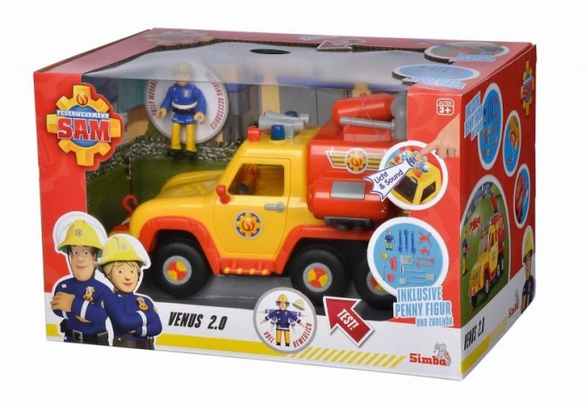 Fireman Sam Fire Truck Venus 2.0 with Figure