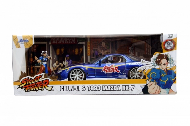 Street Fighter 1993 Mazda RX7 Model by Jada Toys