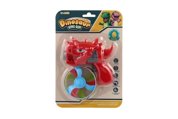 Launchable Disc with Dinosaur Launcher