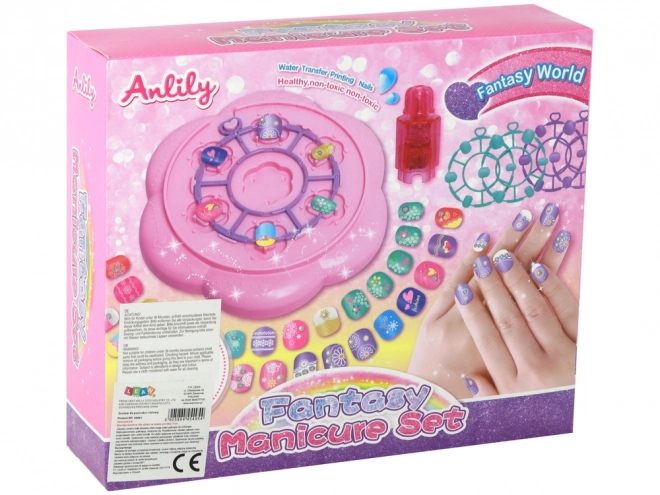 Children's Nail Art Set with Stickers and Gems