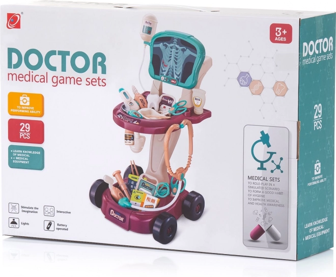 Chipolino Children’s Medical Play Cart with Accessories