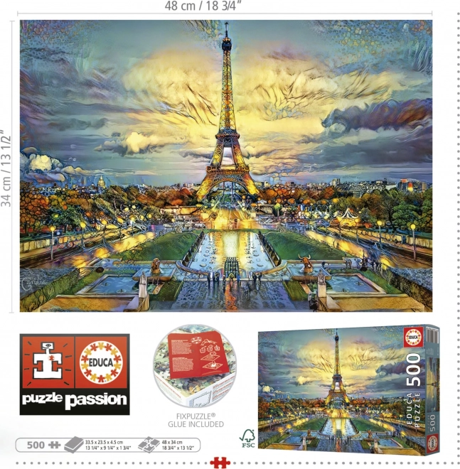 Educa Eiffel Tower Puzzle 500 Pieces