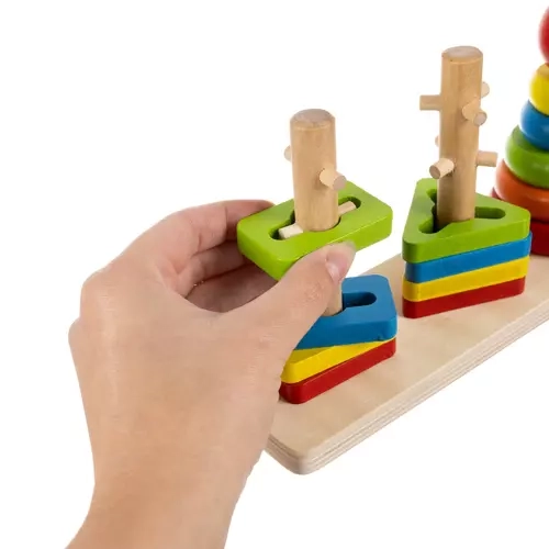 Wooden Shape Sorter Puzzle by Kruzzel