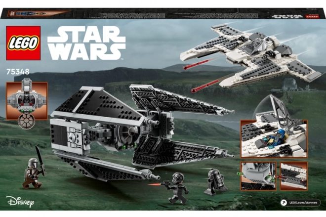 Mandalorian Fang Fighter vs. TIE Interceptor LEGO Set