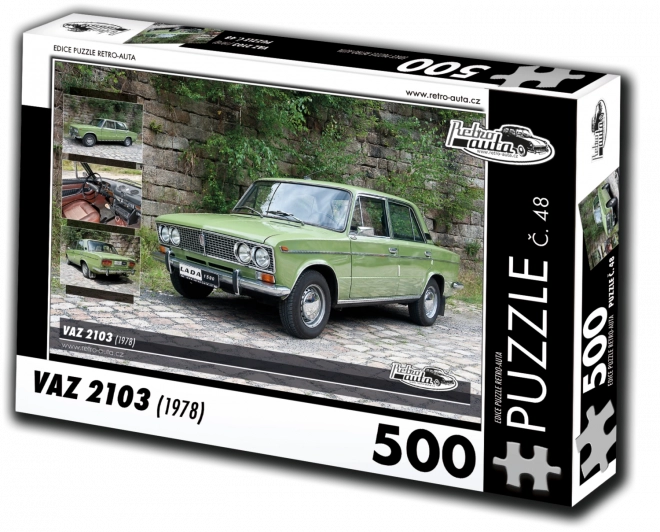 Retro Cars Puzzle Vaz 2103