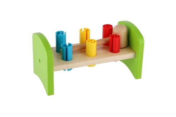 Wooden Hammer Bench in Vibrant Colors