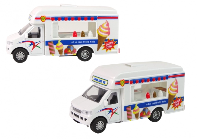 Friction Powered Camper Ice-Cream and Fast-Food Cars