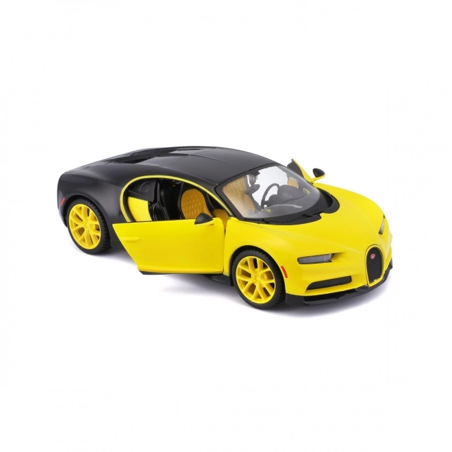 Yellow and Black Bugatti Chiron Composite Model
