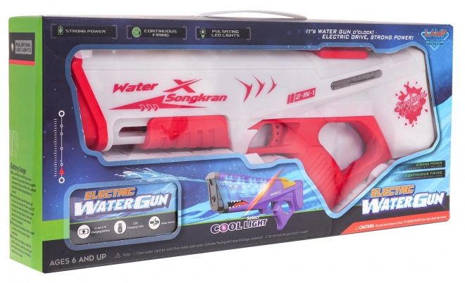 Water Gun with Light Function Red