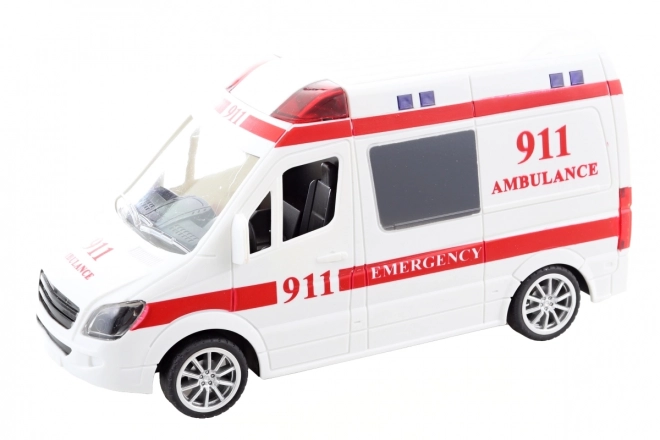 Firefighter and Ambulance Toy Set