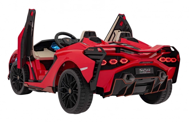 Ružové vozidlo Lamborghini Sian – Červené