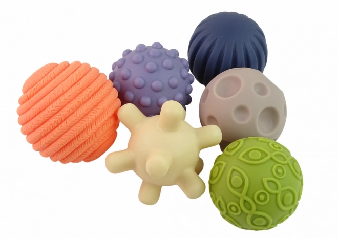 Sensory Ball Set - 6 Colorful Pieces