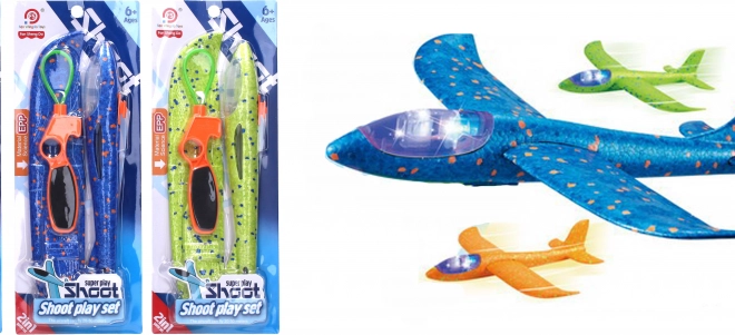 Launcher Airplane with Light-Up Effects 34 cm